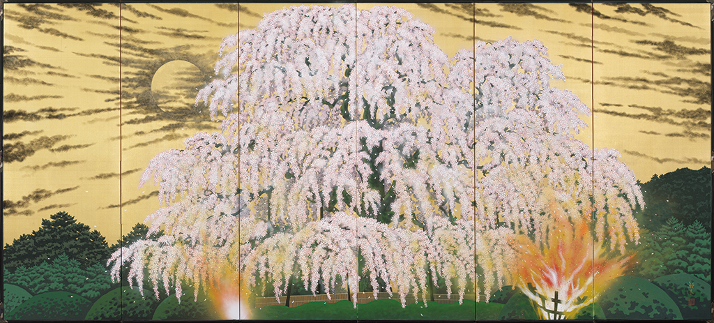 円山夜桜